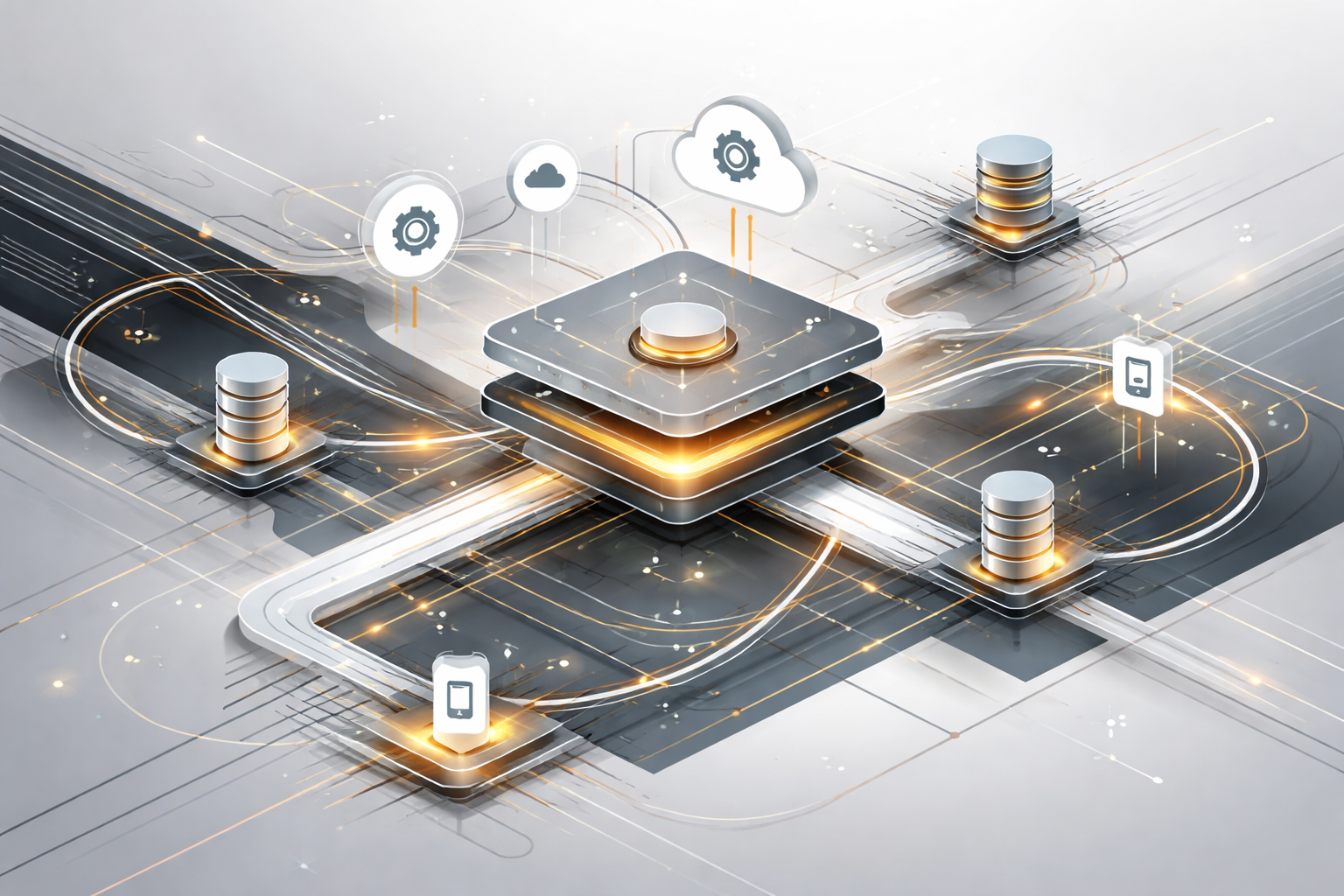Camada de integração e APIs corporativas